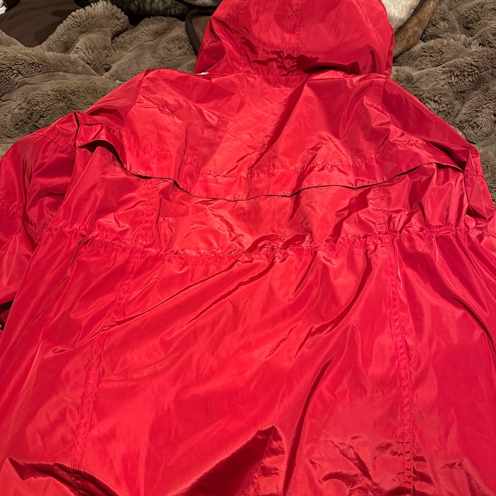 Tommy Hilfiger Hooded Rain Jacket Lightweight Windbreaker Size Medium - Picture 2 of 4